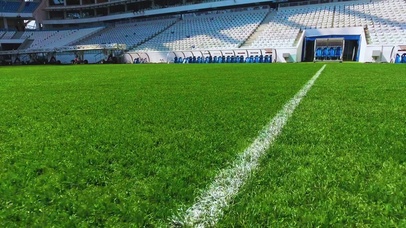 4K 高清 足球体育场草坪