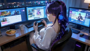 电竞可爱女孩