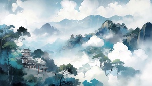 动漫古风场景