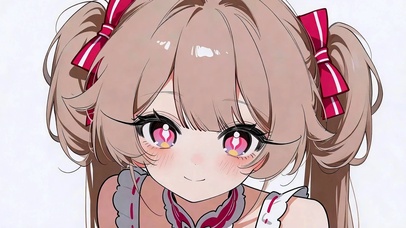 双马尾甜妹