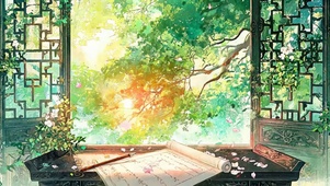 护眼绿景树木