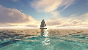 海上帆船