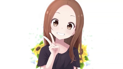 可爱向日葵女孩