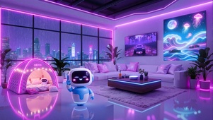 霓虹科技小屋