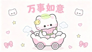 可爱小喵万事如意