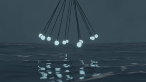 水面上的空灵摆动