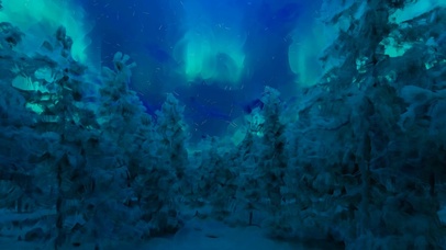 4k抽象星空极光