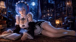 月夜书房女仆雷姆