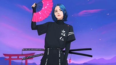 樱花武士小姐姐