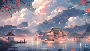 烟波江景