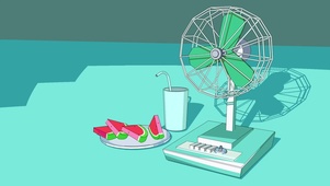 夏日电风扇