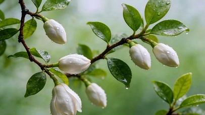 雨后栀子香