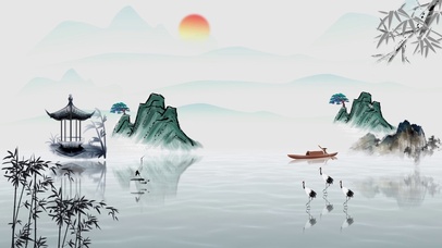 中国风水墨山水