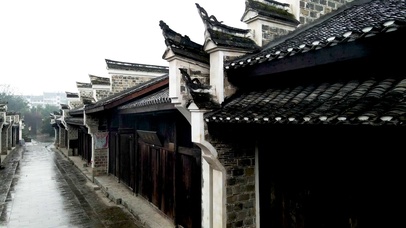 4K中国江南烟雨古镇古街古巷