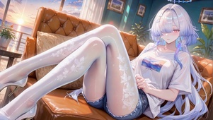 白丝美少女莫宁