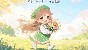 早安十分平安十分美满