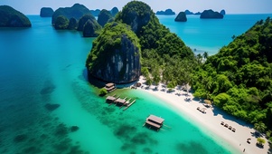 碧蓝海景