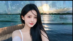 青春甜美的少女