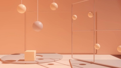 简约三维小场景2