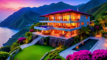 温馨山中私人别墅