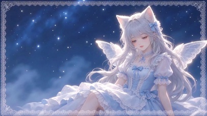 夜幕之下的浅浅喵