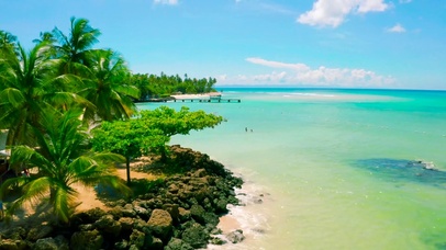 航拍夏威夷大海