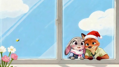 朱迪和尼克温馨时刻