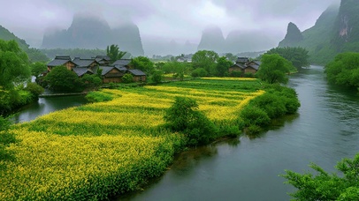 山水如画