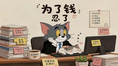 为了钱忍了