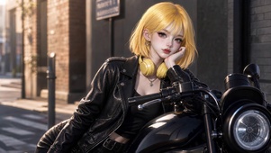 金发少女