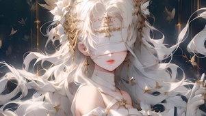 4K 蒙眼少女