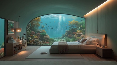 治愈系海底卧室