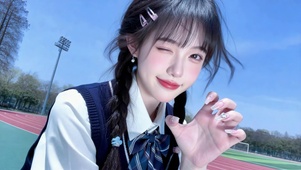 校园清纯甜系美少女