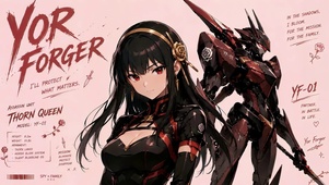 玫瑰机甲与二次元美少女约尔