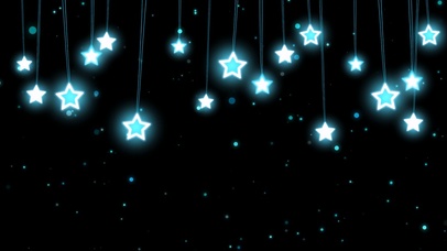 唯美卡通星星粒子