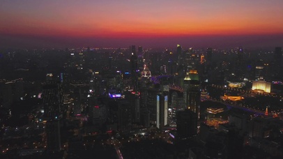 4K 高清 上海城市航空全景