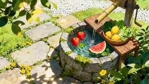 清凉夏日水果