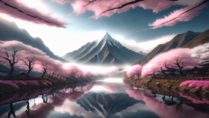 4K桃花海