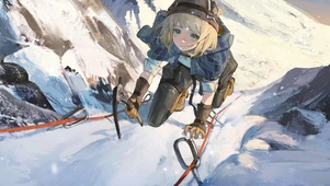 登山的女孩