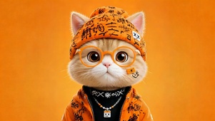 潮酷可爱猫咪