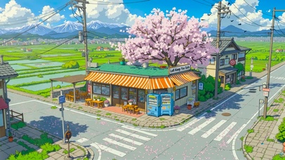 乡村路口商店