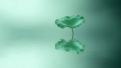 一叶清荷