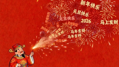 财神贺岁烟花