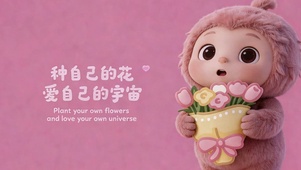 捧花赠自己