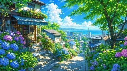 绿茵树下的向阳书房