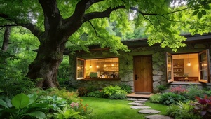 唯美的护眼大树