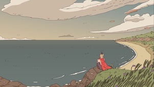 日落海滩