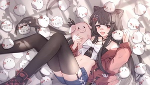 休闲午后少女