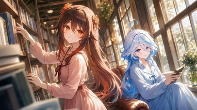 午后书屋双子美少女