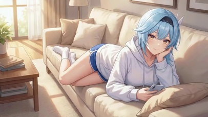 优菈的午后时光